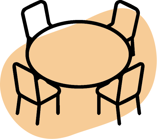 rounded table